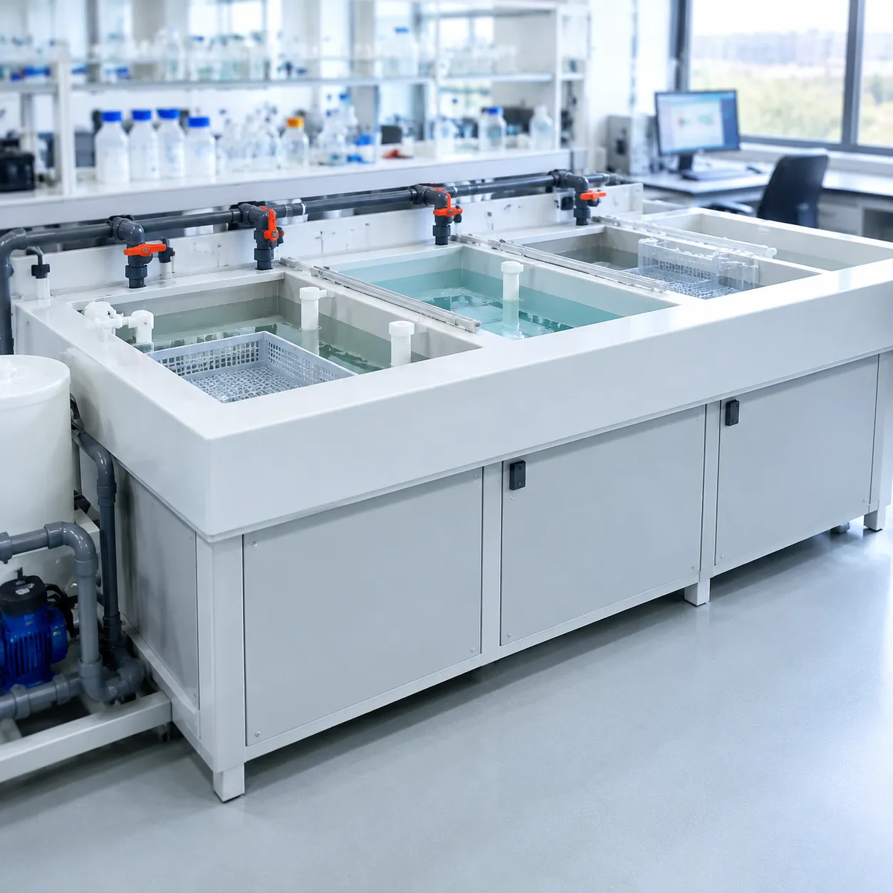 Batch immersion wet bench specifications