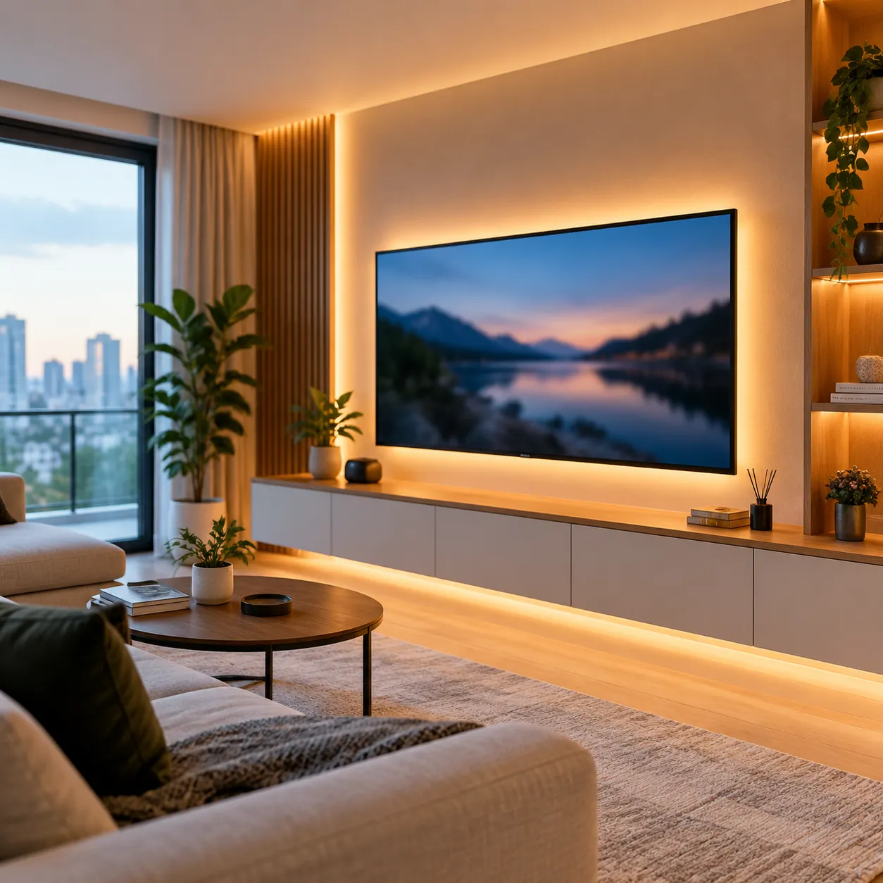 smart LED strip architectural ambient lighting