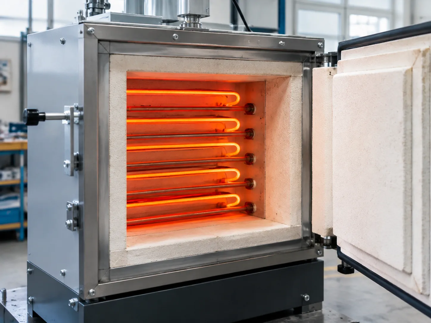Atmosphere box furnace heating elements