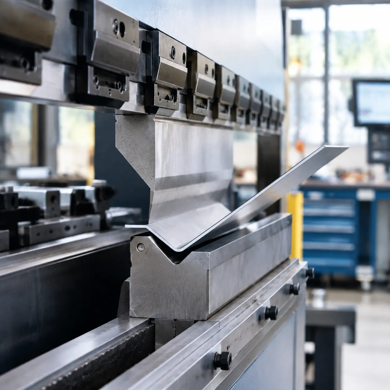 U-dies for press brakes bending dynamics