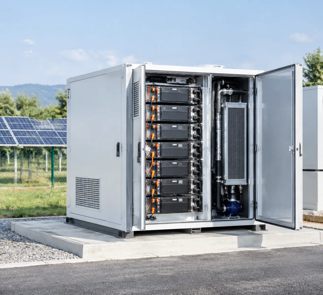 efficient liquid cooled energy storage cabinet