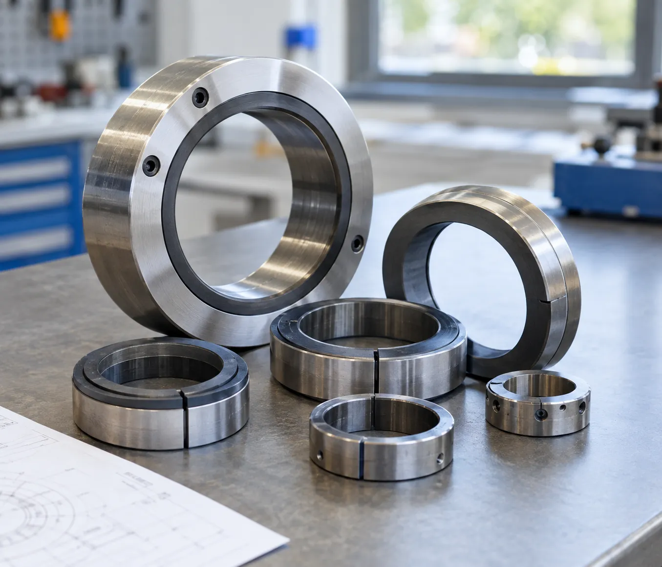 Custom slitter ejector rings specifications