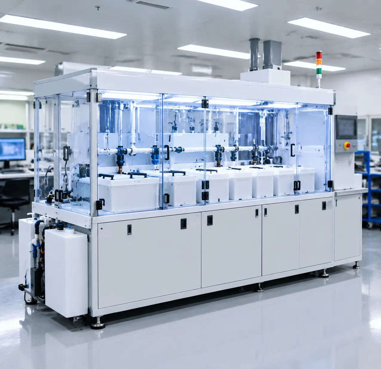 modular semiconductor solvent wet bench