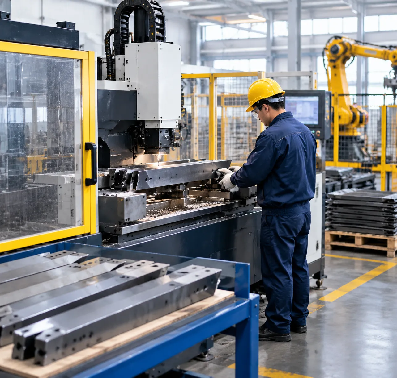 Custom scrap metal shear blade manufacturing
