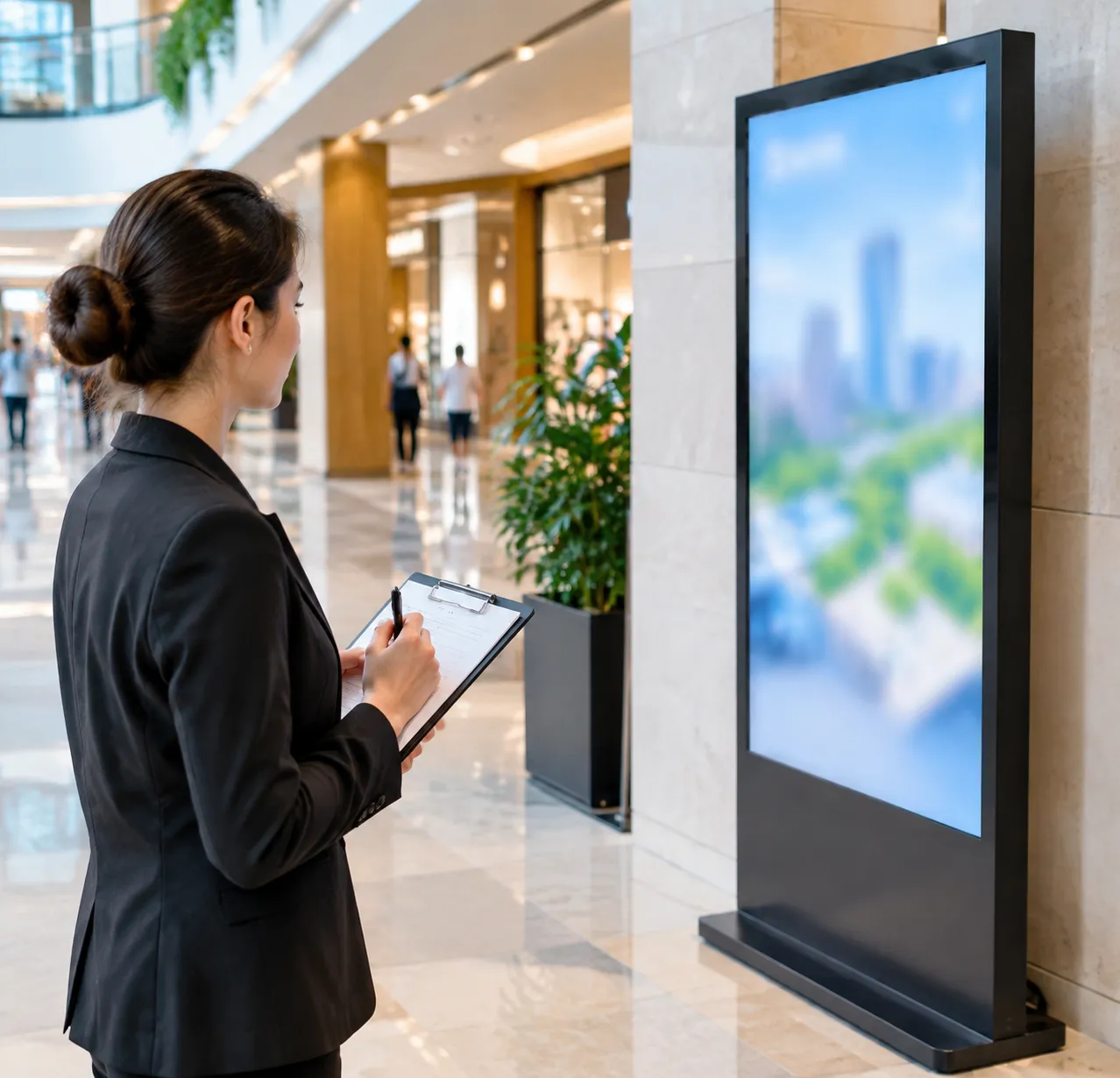 Digital signage wayfinding placement checklist