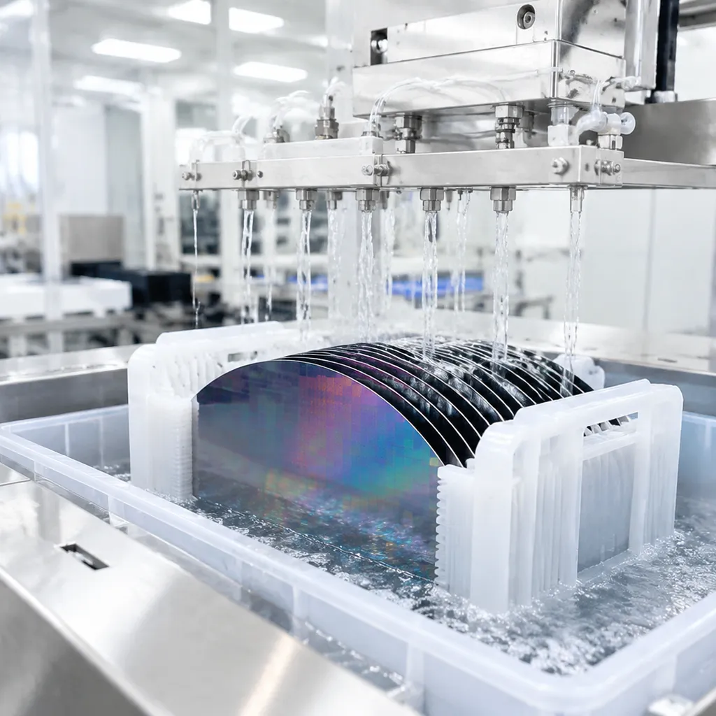 Semiconductor quick dump rinse system