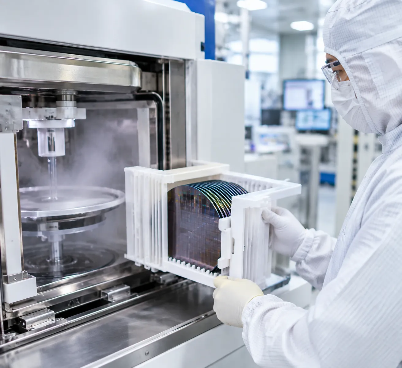 Semiconductor wet etch tool IPA vapor drying