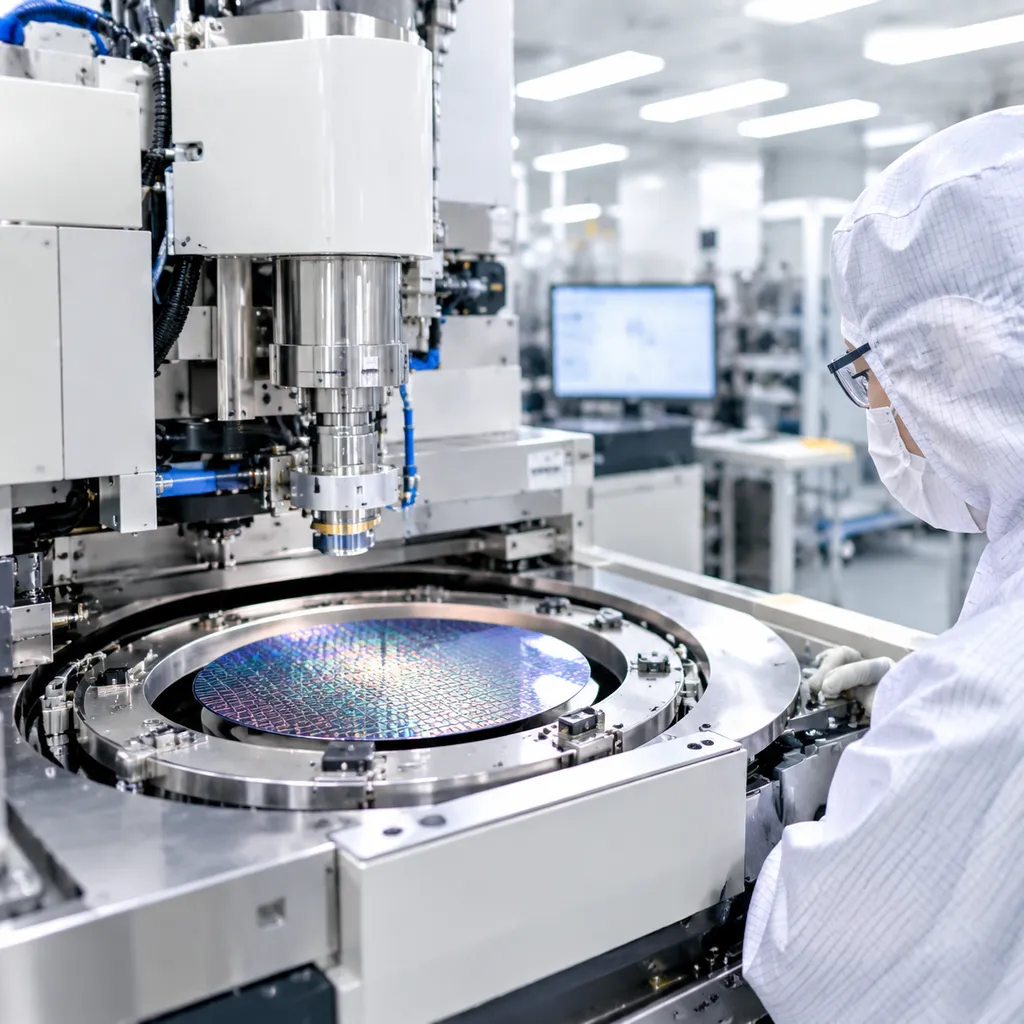 Cleanroom semiconductor wafer etching equipment