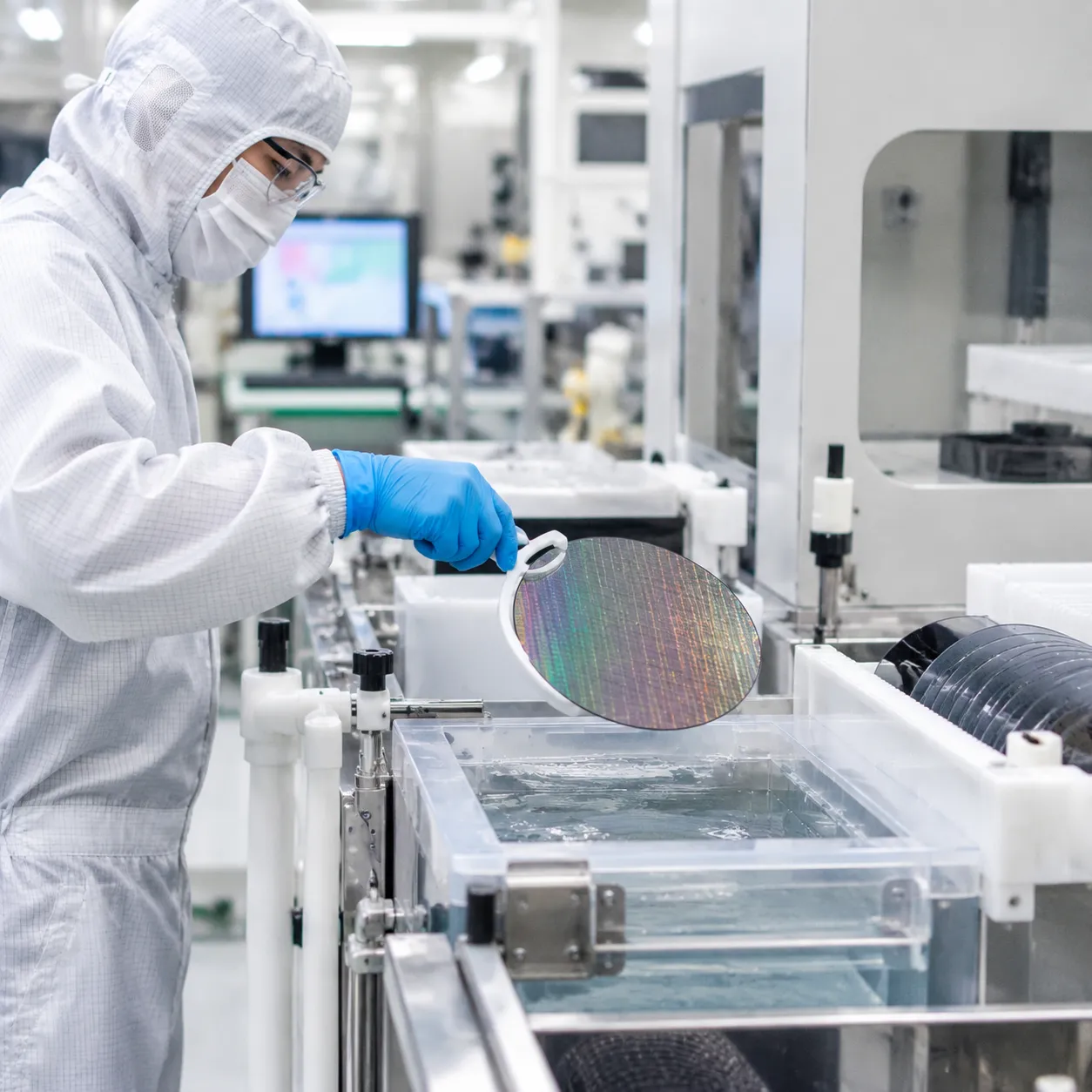 Semiconductor wet etch and drying process