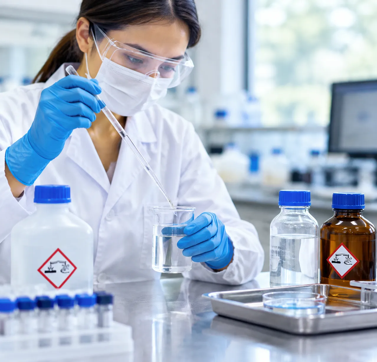 semiconductor chemical etching acid safety