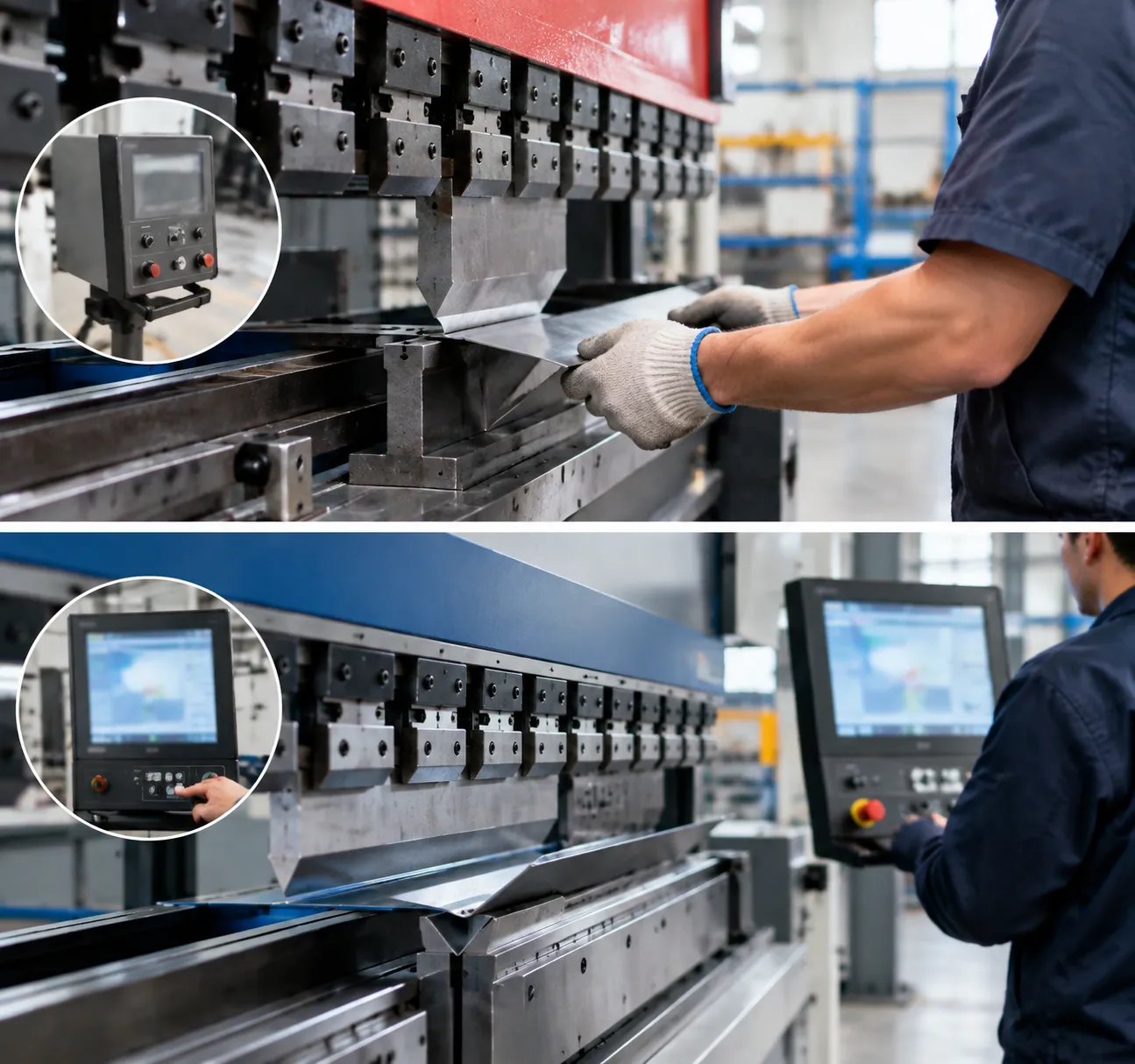 NC vs CNC press brake precision anatomy