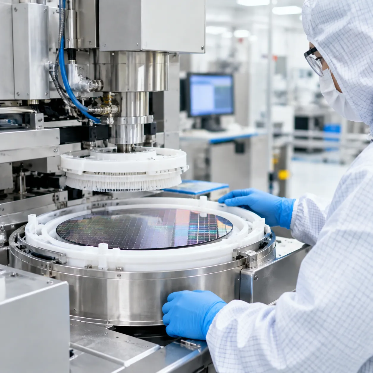 Silicon wafer substrate cleaning equipment