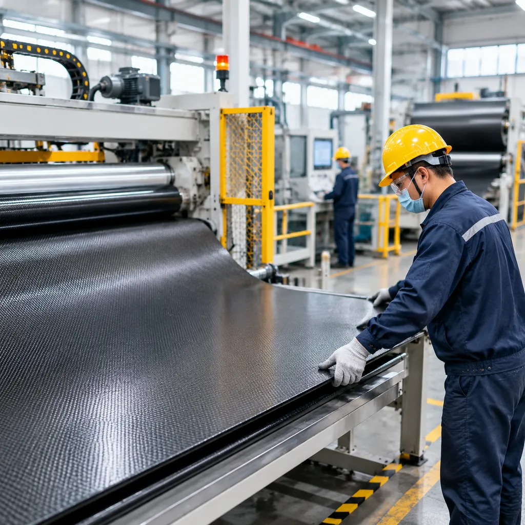 Custom UHMWPE Textured Sheet Manufacturing