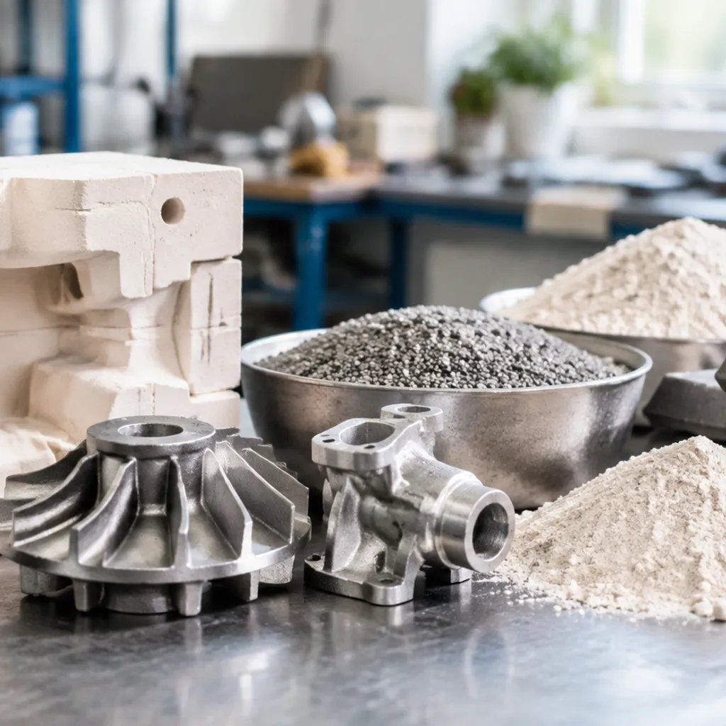 Investment casting materials