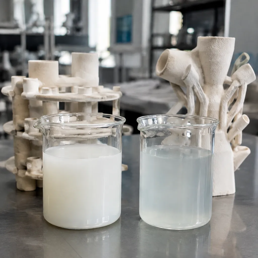 Silica sol investment casting vs water glass