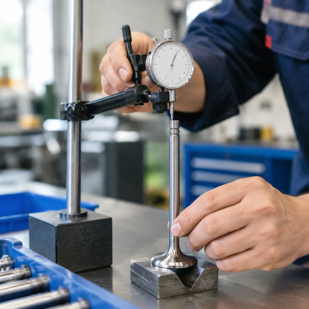 filling valve stem runout specifications